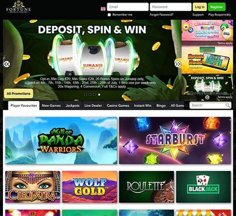 Fortune mobile casino download