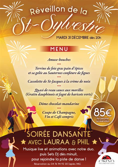 Geant casino menu reveillon