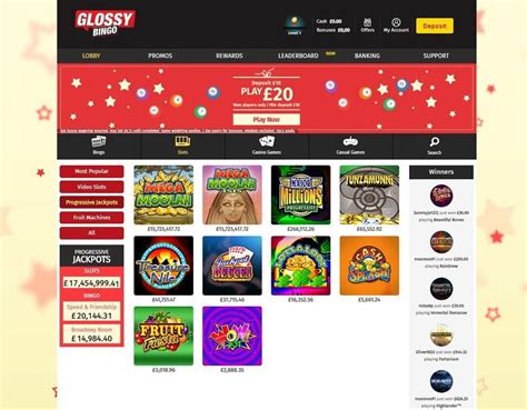 Glossy bingo casino review