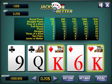 Jacks Or Better Video Poker Parimatch