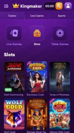 Kingmaker casino app