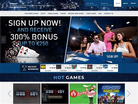 Magic star live casino apostas