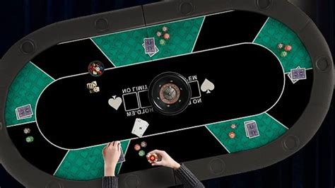 Mesa de poker tampa do retângulo