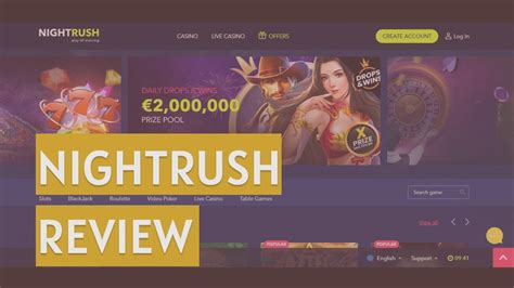 Nightrush casino aplicação