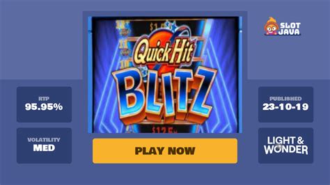 Quick Hit Blitz Blue Slot Grátis